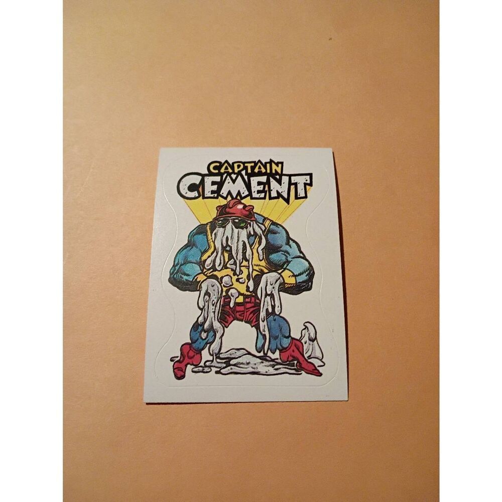 1983 General Mills Zero Heroes Trading Card Sticker Card Vintage #23